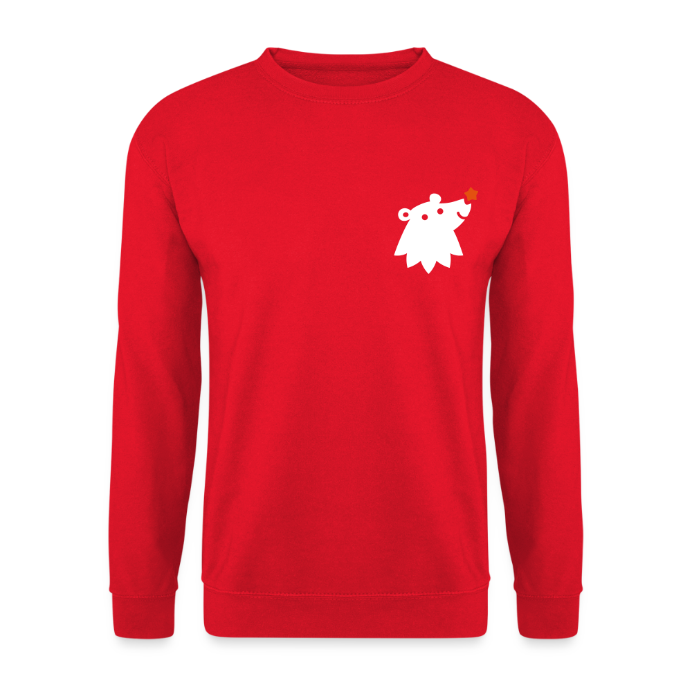 Schnauze Bär - Unisex Pullover - Rot