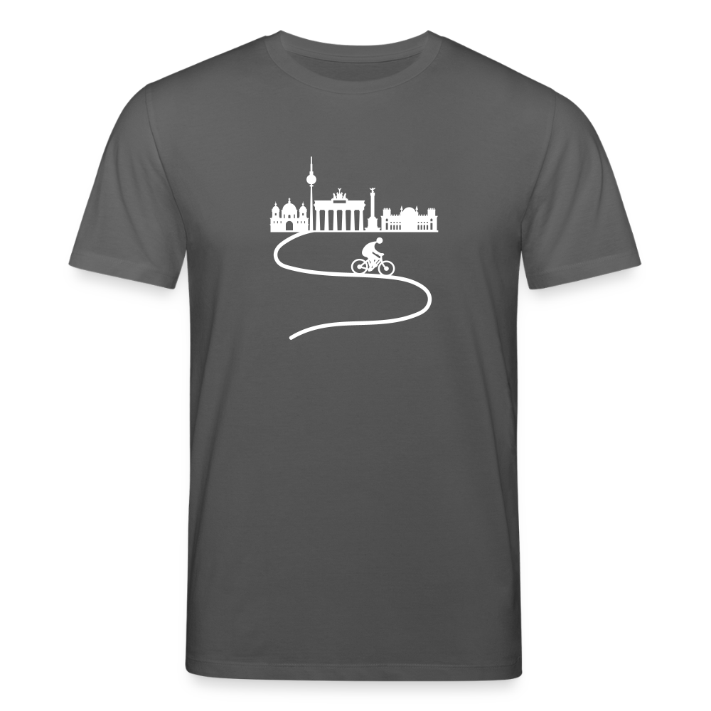 Aus der Stadt - Unisex Bio T-Shirt - Anthrazit