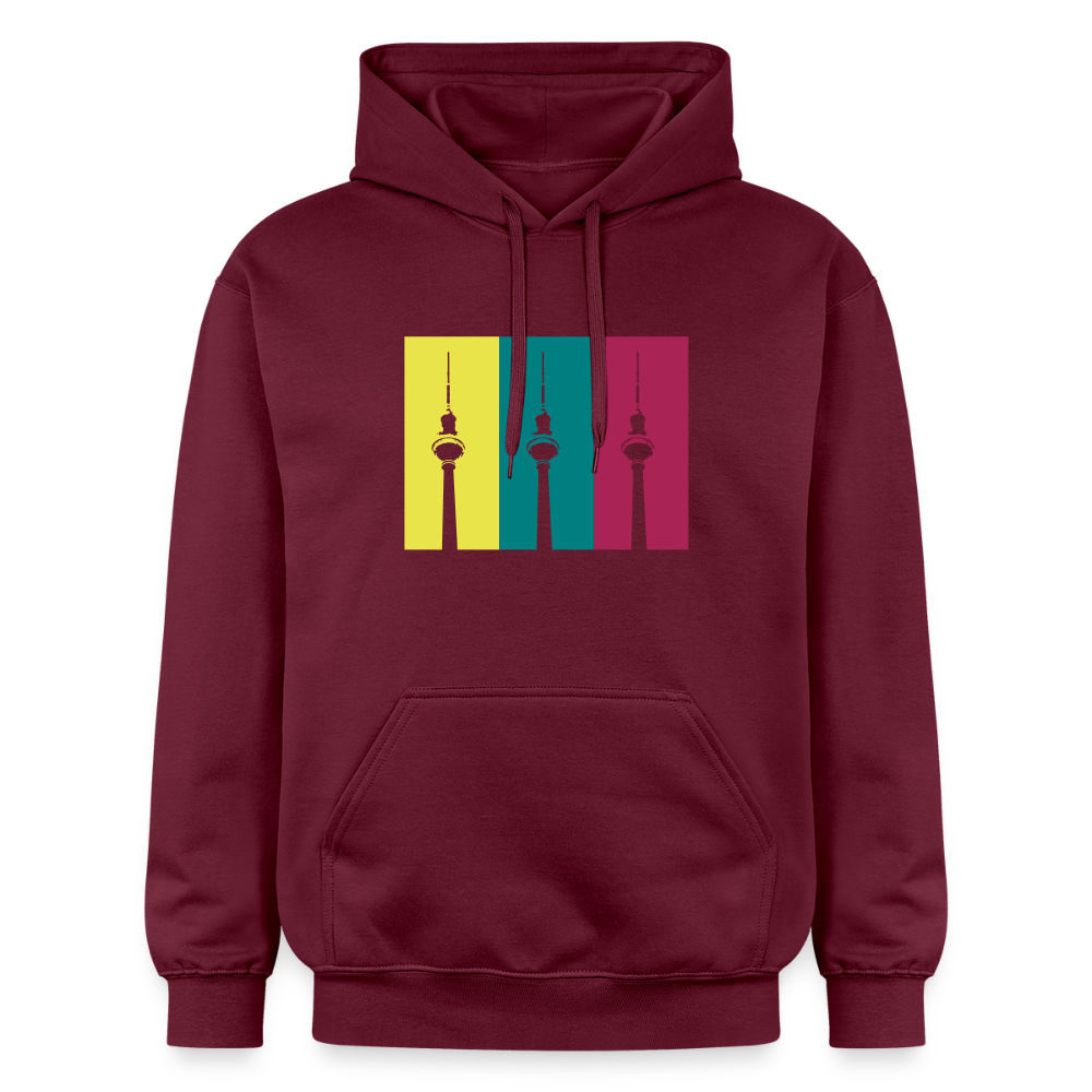 Berlin Retro - Hoodie - Maroon