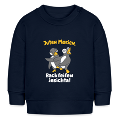 Juten Morjen, Backfeifenjesichta! - Baby Bio Pullover