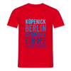 Köpenick Planet Earth - Männer Premium T-Shirt - Rot