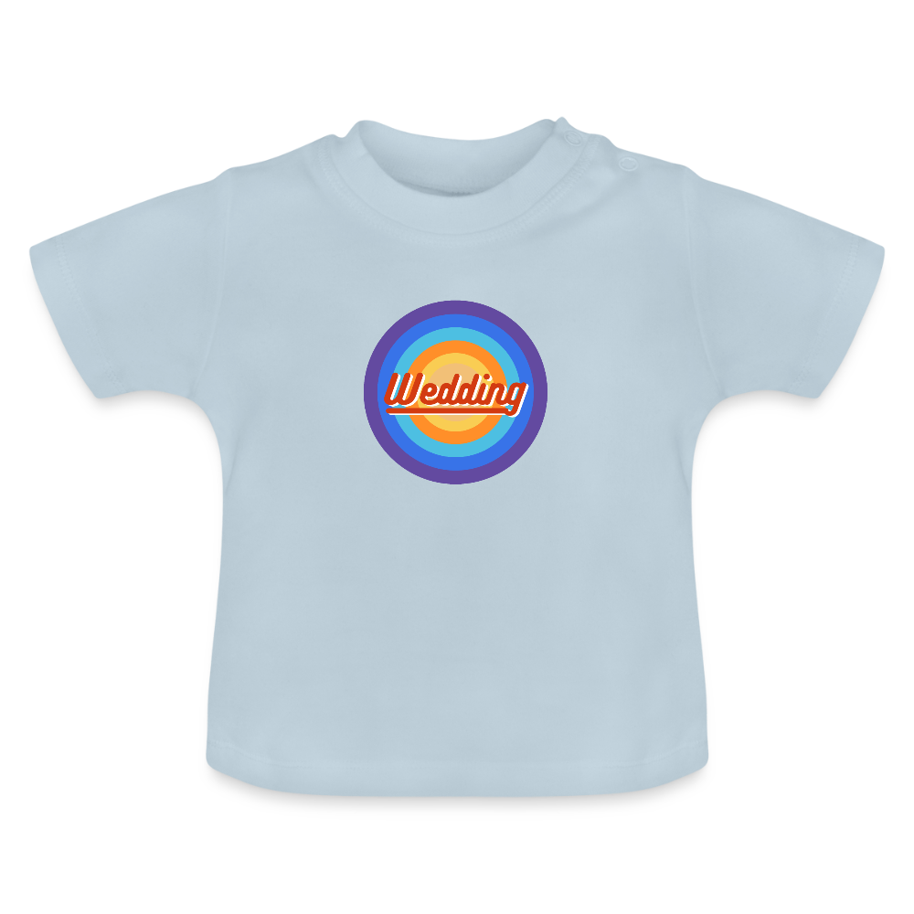 Wedding Retro - Baby T-Shirt - Hellblau