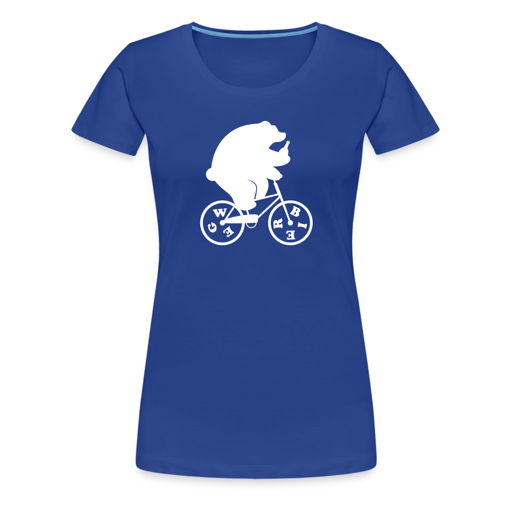 Wegbier Berlin - Frauen Premium T-Shirt - Königsblau