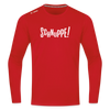 Schnuppe! - Männer Sport Langamshirt - Rot