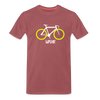Hipster - Männer Premium T-Shirt - washed Burgundy