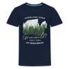 Grönland oder Grunewald - Teenager Premium T-Shirt - Navy