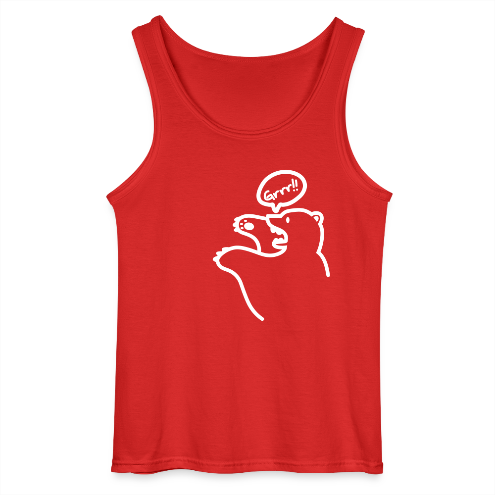 Böser Berliner Bär - Männer Tank Top - Rot