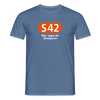 S42 - Männer Premium T-Shirt - Taubenblau