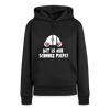 Dit is mir Schnurz Piepe - Frauen Premium Hoodie - Schwarz