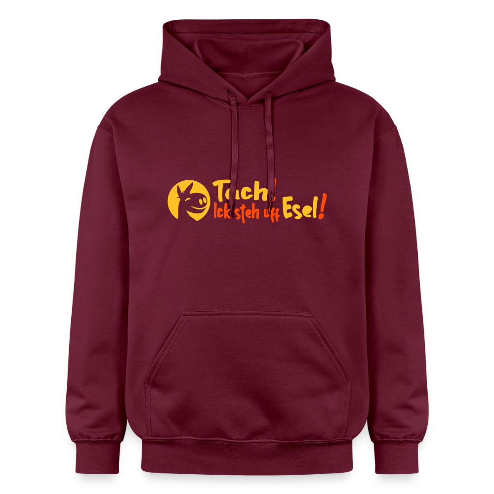 Tach! Ick steh uff Esel! - Hoodie - Maroon