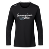 Spreewasser im Blut - Frauen Sport Langarmshirt - Schwarz