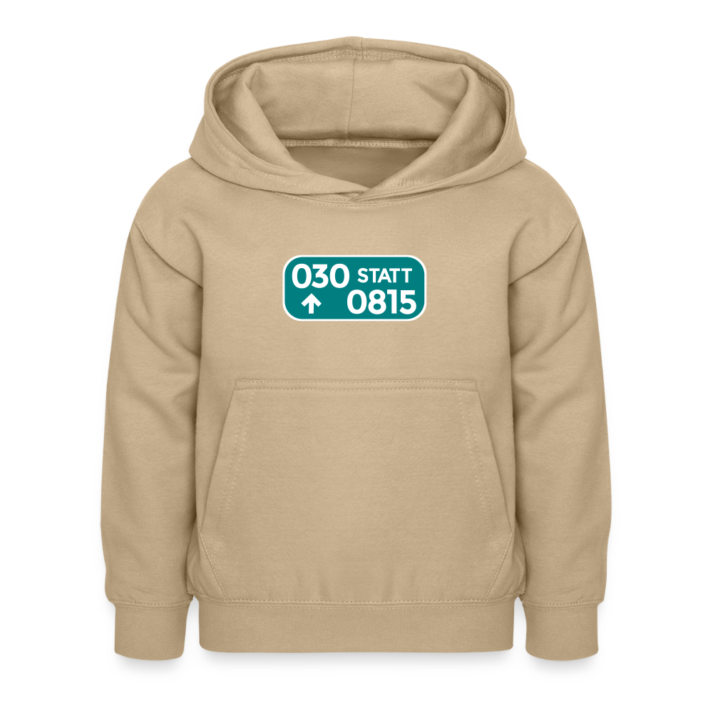 030 statt 0815 - Kinder Hoodie - Sand
