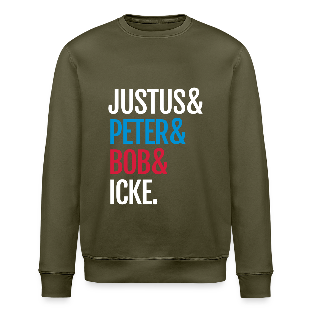 Justus & Peter & Bob & Icke - Unisex Bio Sweatshirt - Khaki