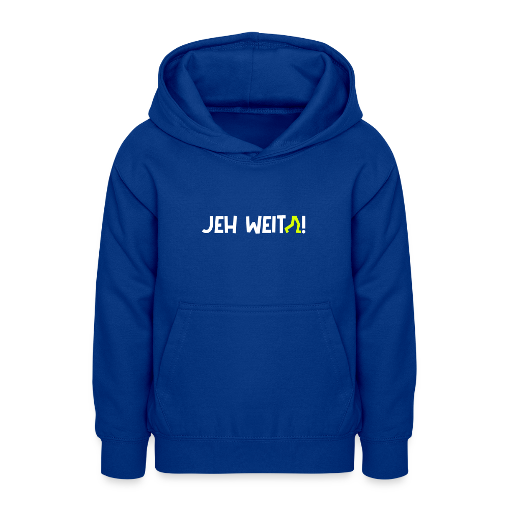 Jeh Weita! - Teenager Hoodie - Royalblau