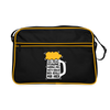 Ick kieke, staune, wunda mir, wie'n kühles Bier jefällt mir hier - Retro Tasche - Schwarz/Gold