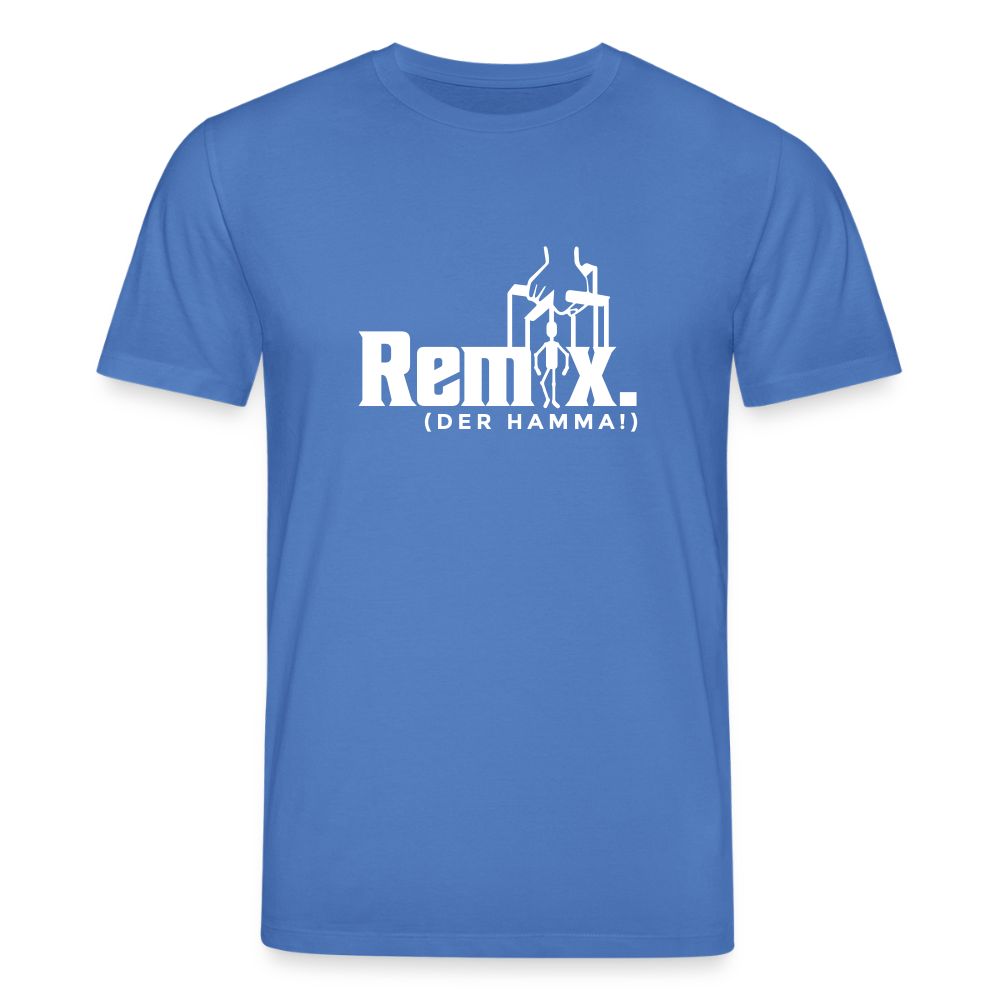 Remix. - Unisex Bio T-Shirt - Achtsames Blau