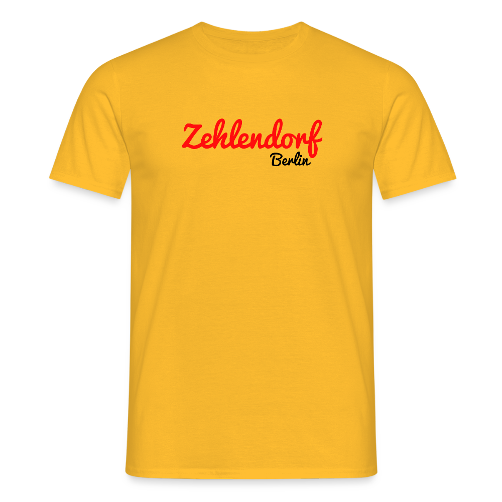 Zehlendorf Berlin - Männer Premium T-Shirt - Gelb