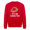 Dit is mir Schnurz Affe - Unisex Bio Sweatshirt - Rot