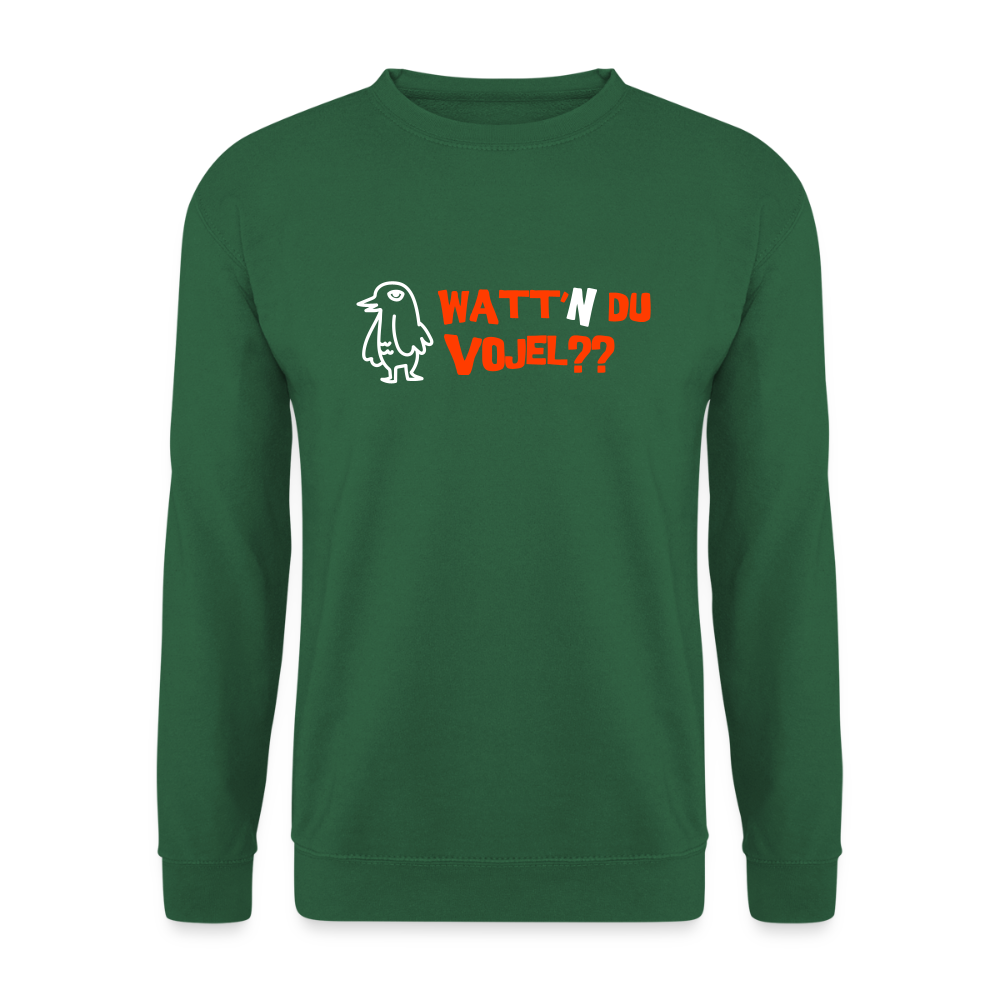 Watt'n du Vojel - Unisex Pullover - Grün