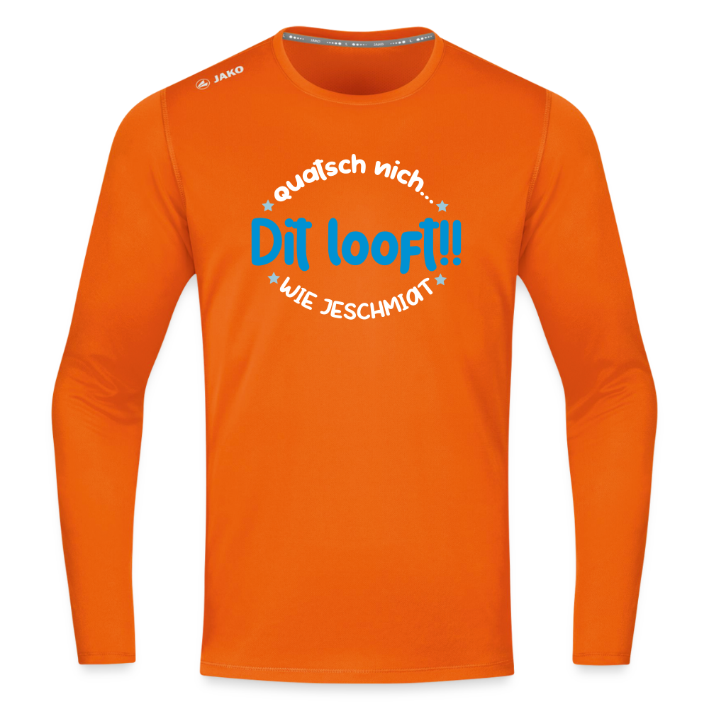 Dit Looft! - Männer Sport Langamshirt - Neonorange