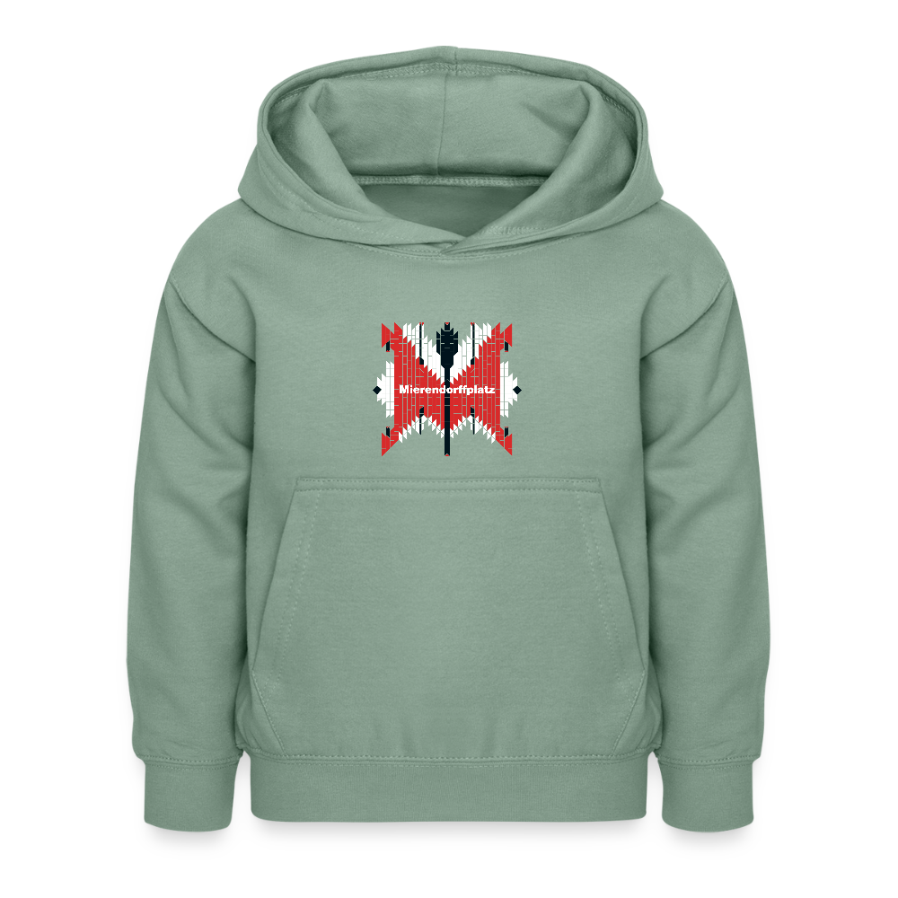 Mierendorffplatz - Kinder Hoodie - Graugrün