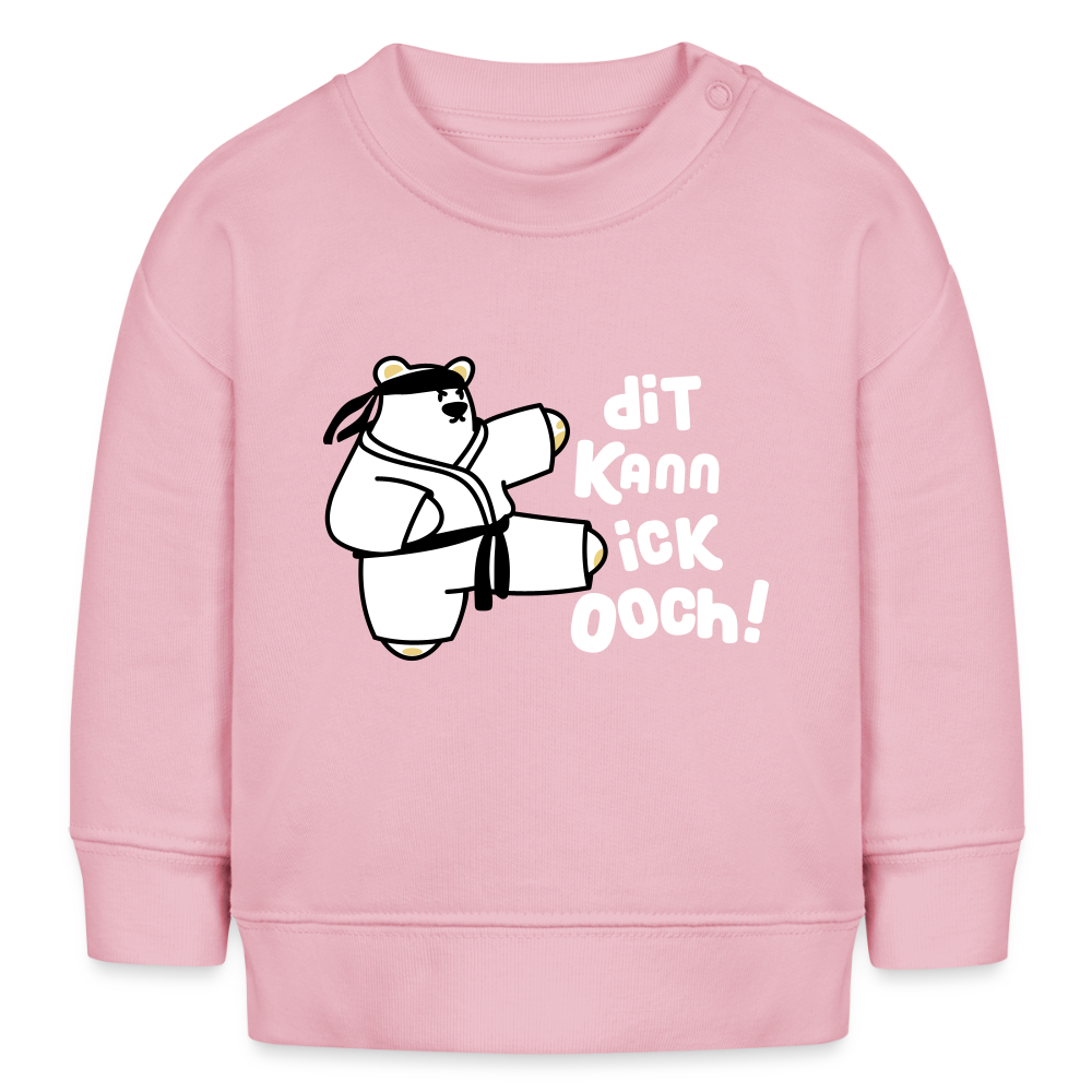 Dit kann ick ooch! - Baby Bio Pullover - Hellrosa