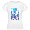 Tegel Planet Earth - Frauen Premium T-Shirt - Weiß