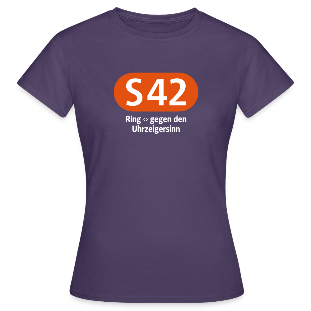 S42 - Frauen Premium T-Shirt - Dunkellila