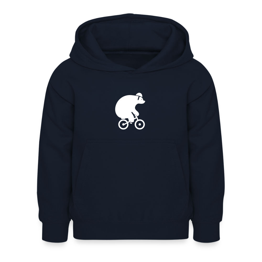 Fahrradbär - Kinder Hoodie - Navy