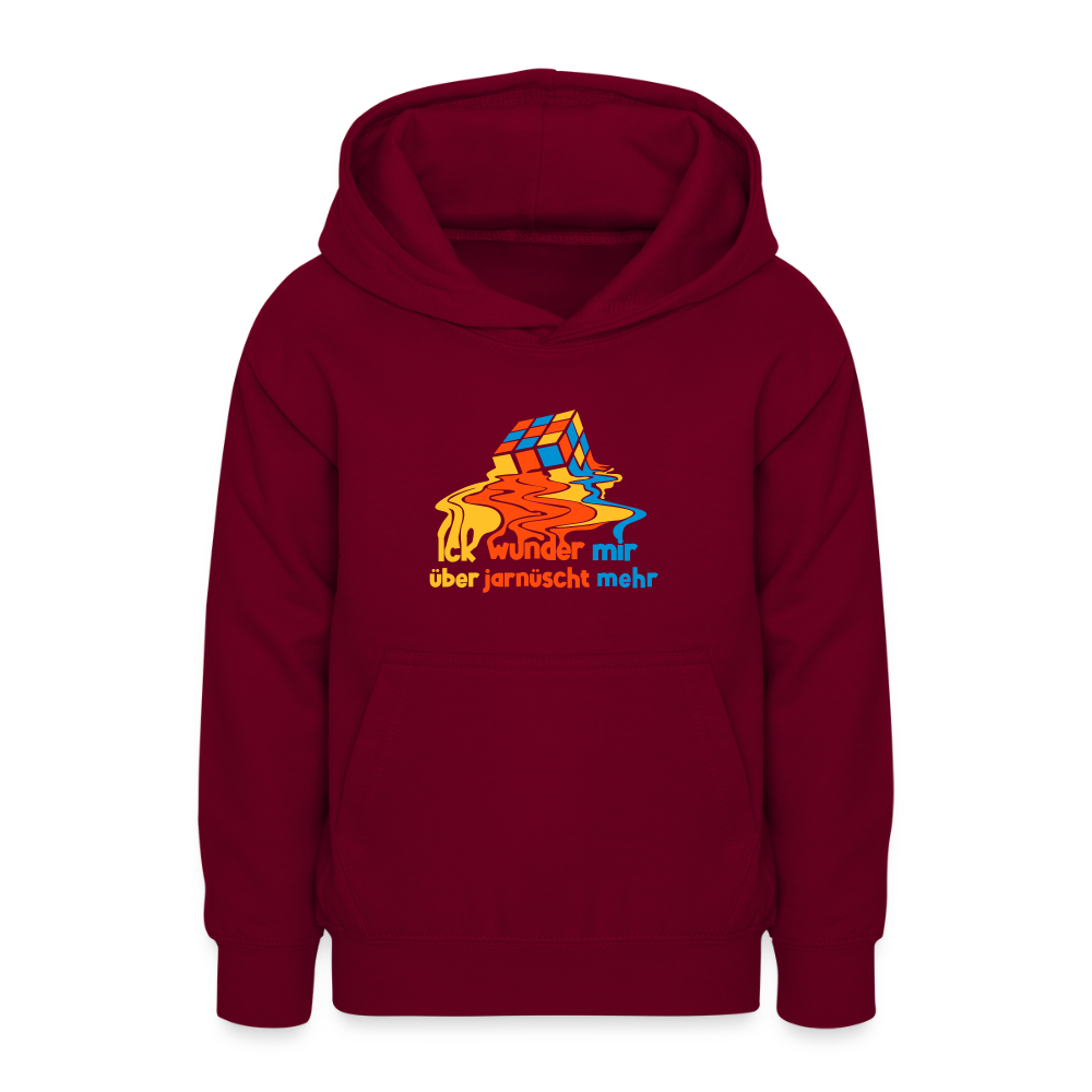 Ick Wunder Mir - Teenager Hoodie - Bordeaux