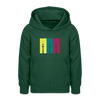 Berlin Retro - Teenager Hoodie - Flaschengrün