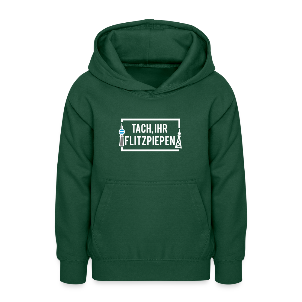 Tach ihr Flitzpiepen - Teenager Hoodie - Flaschengrün