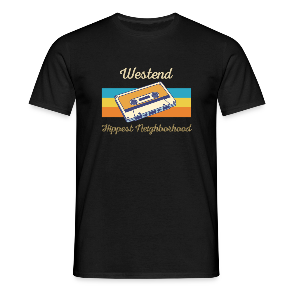Westend Hippest Neighborhood - Männer Premium T-Shirt - Schwarz