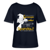 Spanien oder Spandau - Relaxed Rundhals Frauen Bio-T-Shirt - Navy