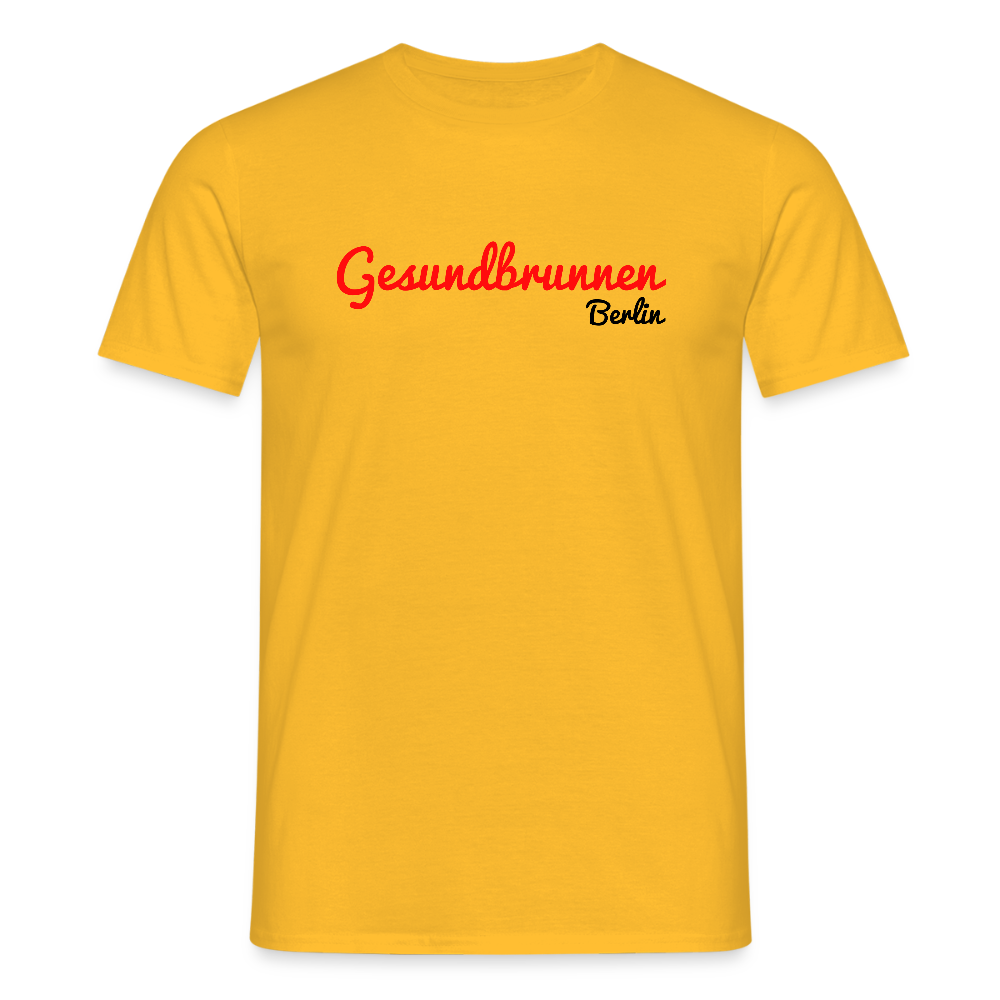 Gesundbrunnen Berlin - Männer Premium T-Shirt - Gelb