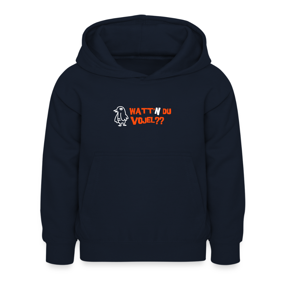 Watt'n du Vojel - Kinder Hoodie - Navy
