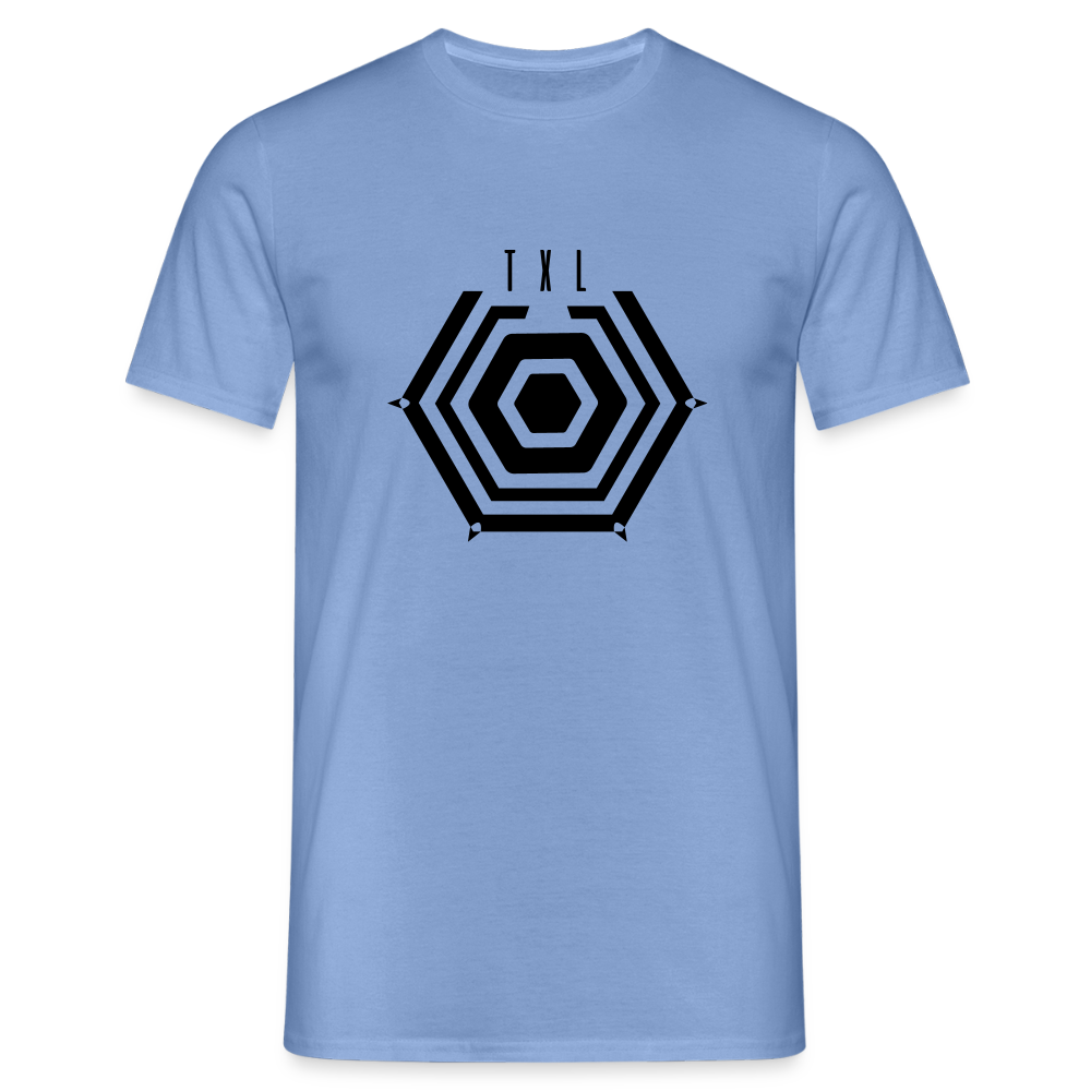 Tegel TXL Umrisse - Männer Premium T-Shirt - carolina blue