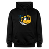 Bär in U-Bahn Kommt - Hoodie - Schwarz