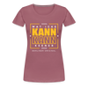 Wat Icke Kann, Kann Keener - Frauen Premium T-Shirt - Malve