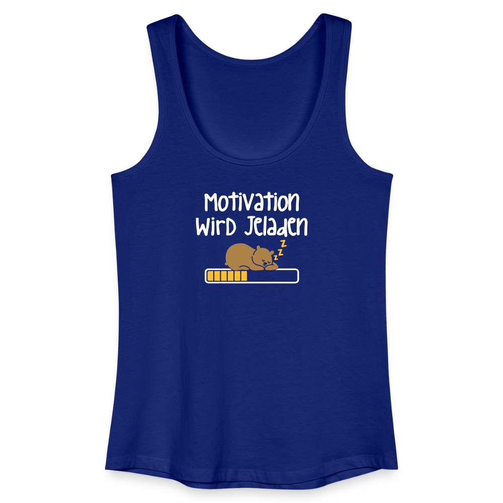 Motivation Wird Jeladen Warten - Frauen Bio Tank Top - Königsblau