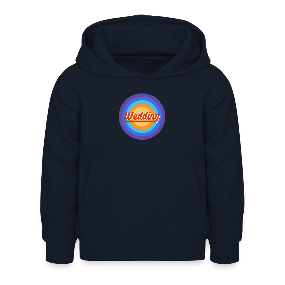 Wedding Retro - Kinder Hoodie - Navy