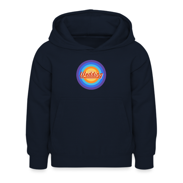 Wedding Retro - Kinder Hoodie - Navy