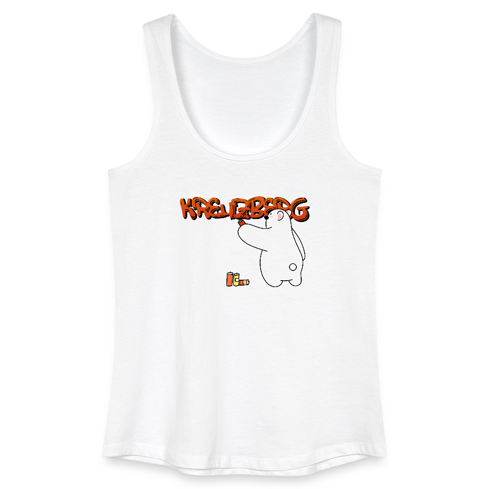 Kreuzberg Graffiti - Frauen Bio Tank Top - Weiß