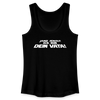 Janz jenau! Ick bin dein Vata! - Frauen Bio Tank Top - Schwarz