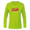 Tusse - Frauen Sport Langarmshirt - Neongrün