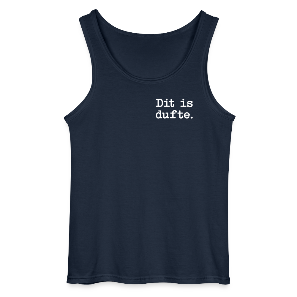 Dit is dufte - Männer Tank Top - Navy