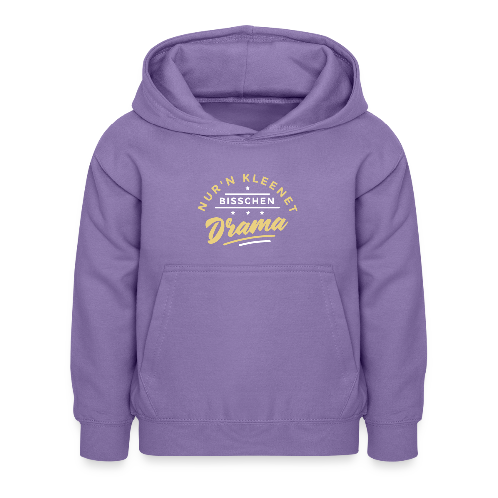 Nur'n kleenet Bisschen Drama - Kinder Hoodie - Lavendel