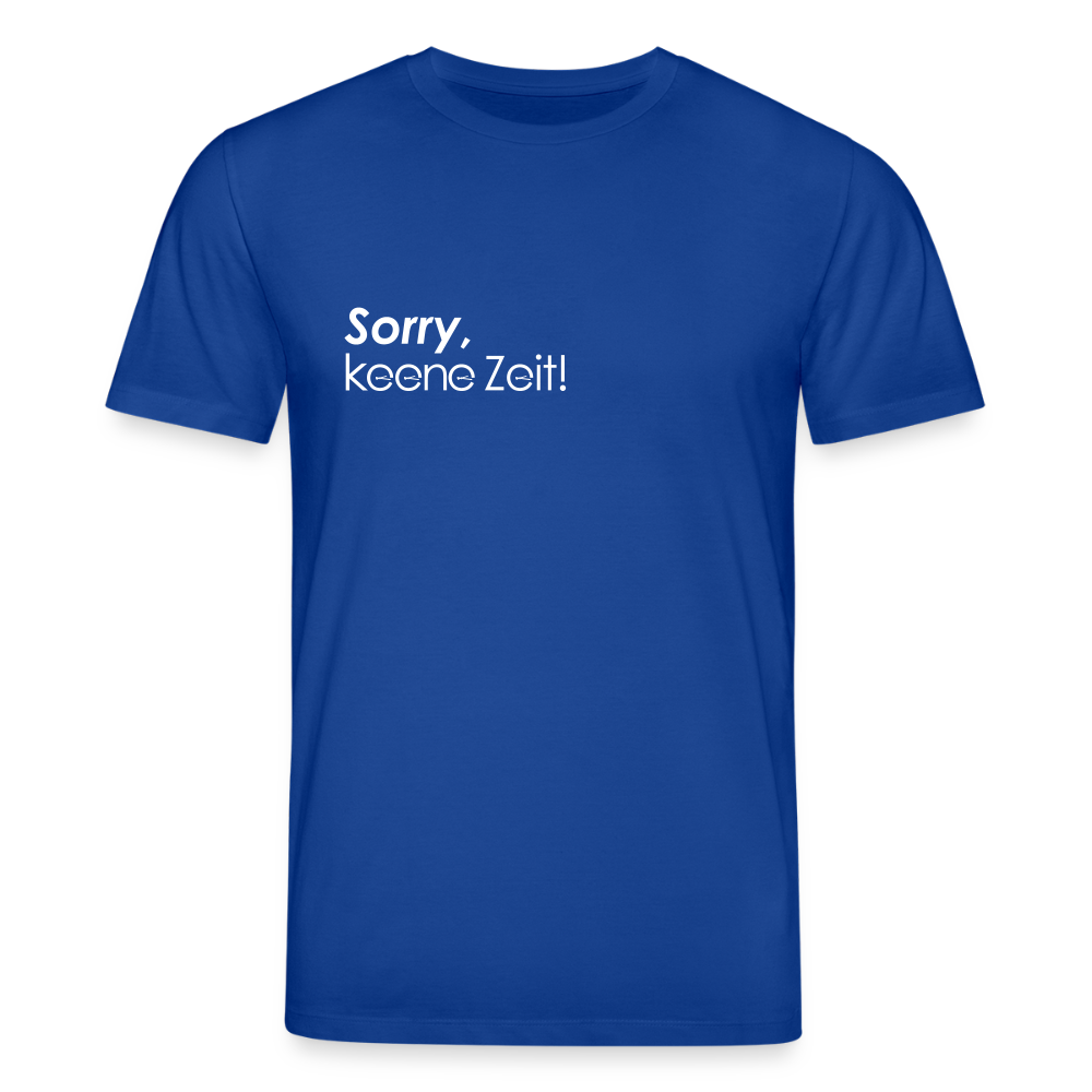 Keene Zeit! - Unisex Bio T-Shirt - Dunkelblau