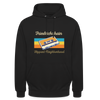 Friedrichshain Hippest Neighborhood - Unisex Hoodie - Schwarz
