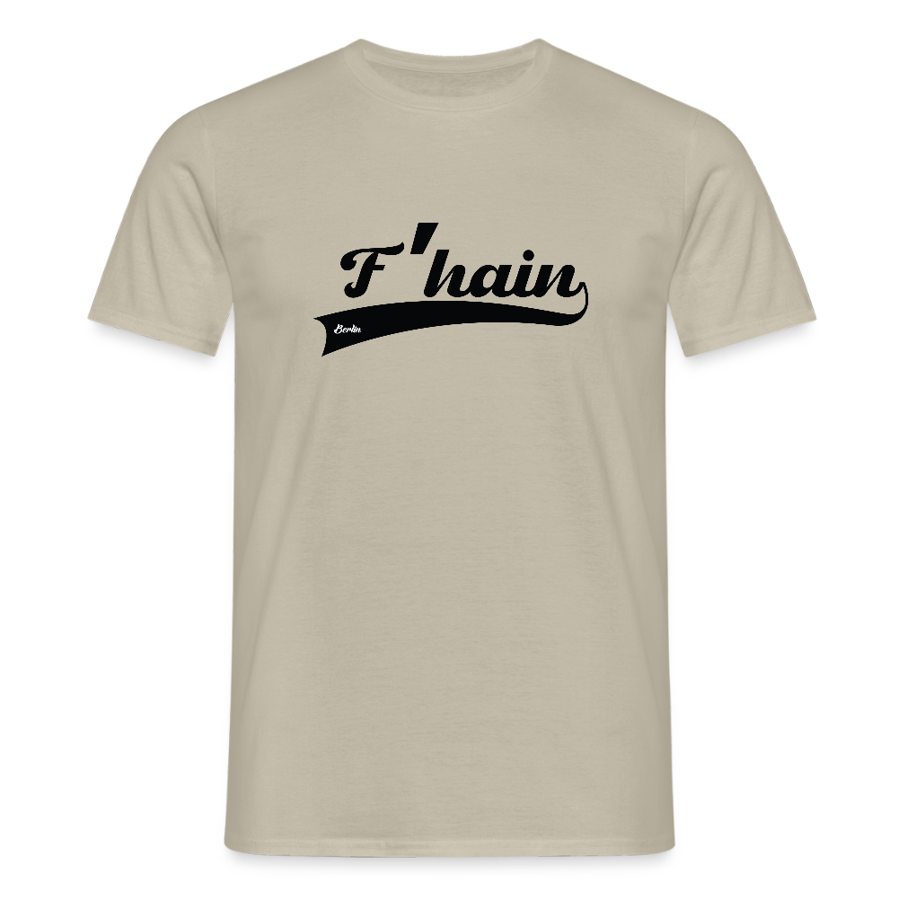 F'hain - Männer Premium T-Shirt - Sandbeige